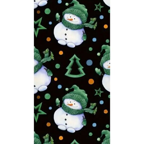 Christmas Scrub top Women’s size 12 Large snowman Christmas tree Nurse healthcar - Picture 3 of 3